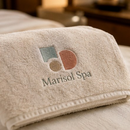 Customized beach towels for pools, spas and country clubs